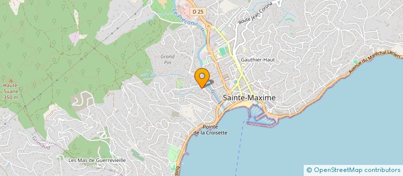 localisation de l'entreprise ALESSIO BELLEZZA à SAINTE-MAXIME