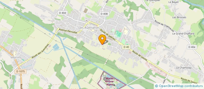 localisation de l'entreprise ALESSIO EVANA  LES AVENIERES VEYRINS-THUELLIN