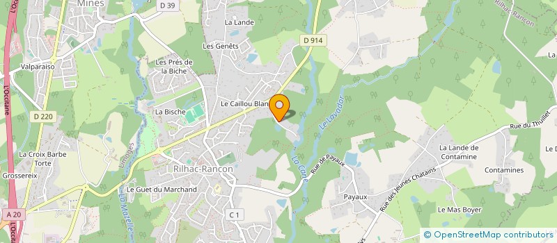 localisation de l'entreprise ALEST IMMO  RILHAC-RANCON