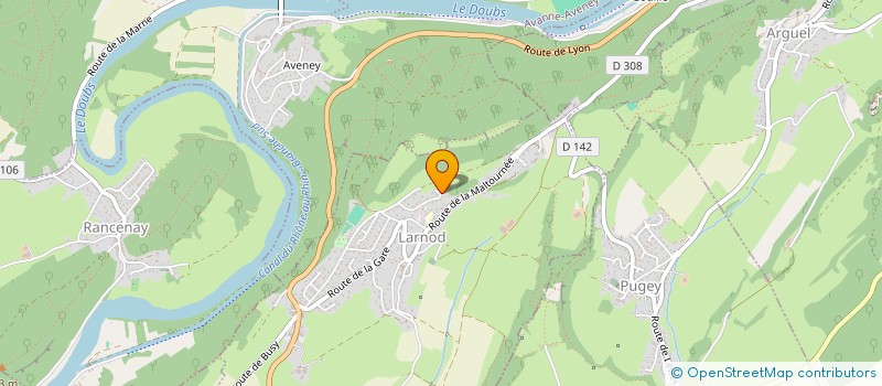 localisation de l'entreprise ALESTALANGRES  LARNOD