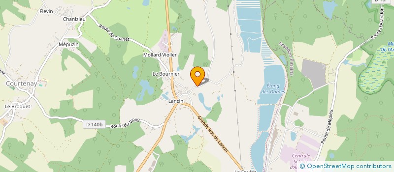 localisation de l'entreprise ALESTEN  MORESTEL