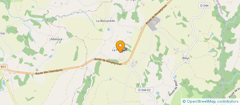 localisation de l'entreprise ALET  LA CAPELLE-BLEYS