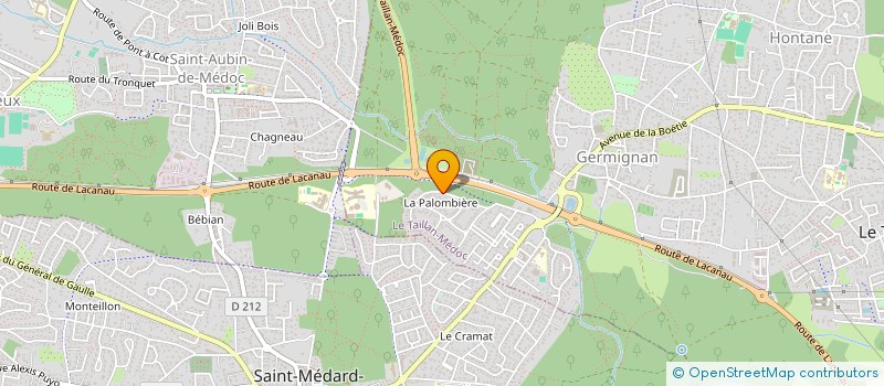 localisation de l'entreprise ALET BX  LE TAILLAN-MEDOC