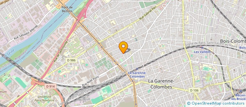 localisation de l'entreprise ALETHEIA  COLOMBES