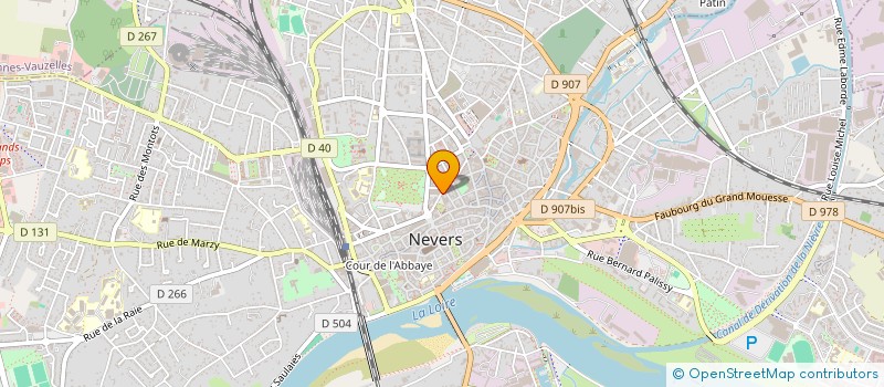 localisation de l'entreprise ALETHEIA PATRIMOINE à NEVERS