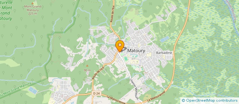 localisation de l'entreprise ALETHEIA SERVICES ET TRANSPORTS MADELEINE à MATOURY