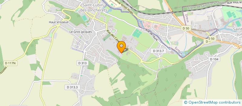 localisation de l'entreprise ALETHOM à SAINT-LUBIN-DES-JONCHERETS