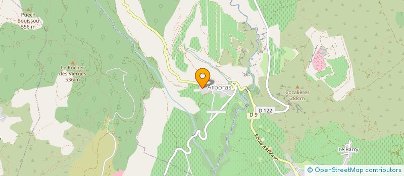 localisation de l'entreprise ALETIA  ARBORAS