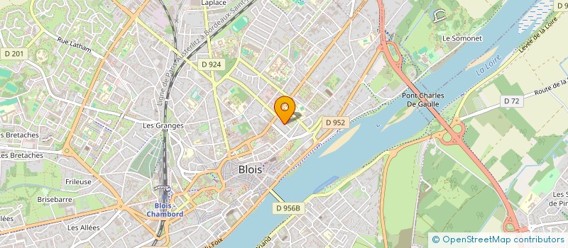 localisation de l'entreprise ALETIC  BLOIS