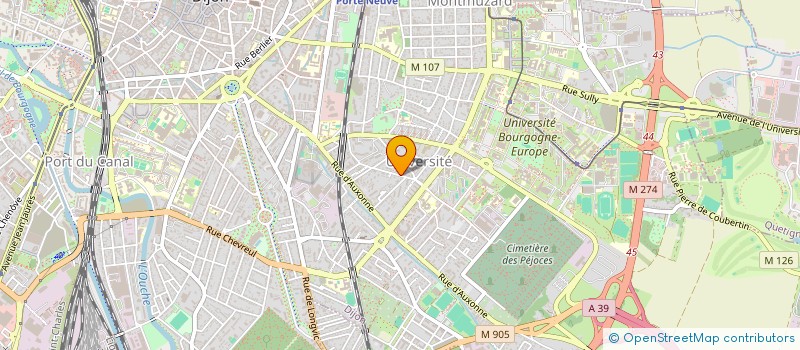 localisation de l'entreprise ALETIM à DIJON