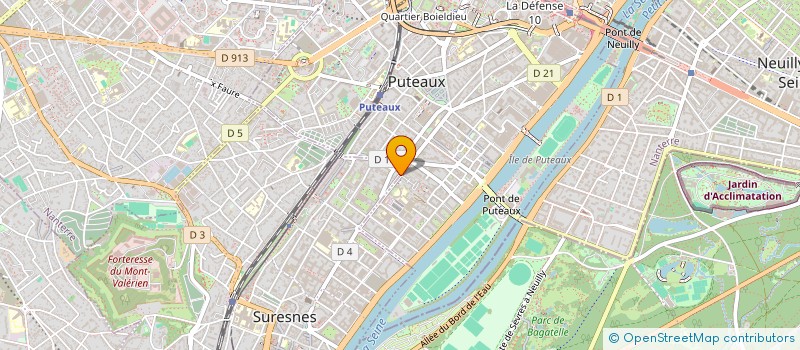 localisation de l'entreprise ALETTI à SURESNES