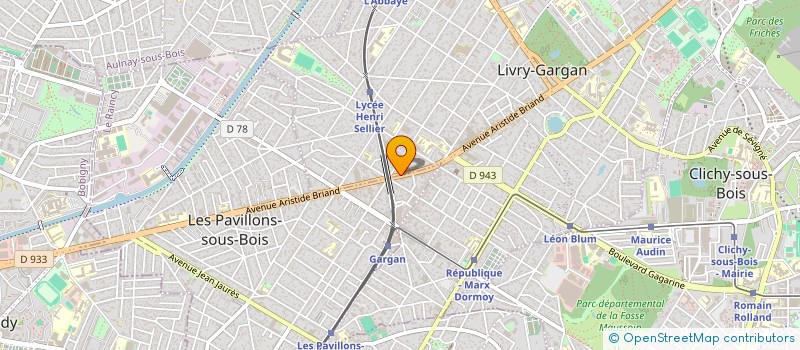localisation de l'entreprise ALEV  LIVRY-GARGAN