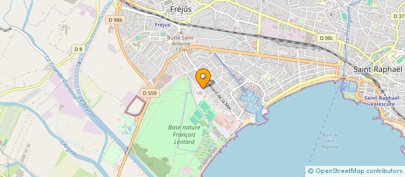localisation de l'entreprise ALEVA à FREJUS