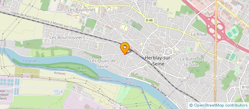 localisation de l'entreprise ALEVAN  HERBLAY-SUR-SEINE