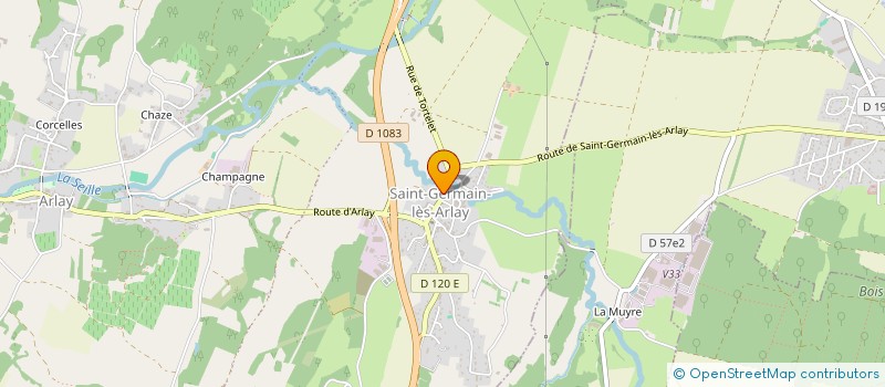 localisation de l'entreprise ALEVES  ARLAY