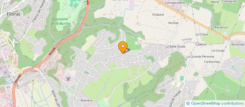 localisation de l'entreprise ALEVI  BOULIAC