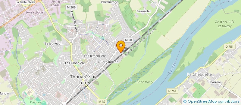 localisation de l'entreprise ALEVIA à BOUGUENAIS