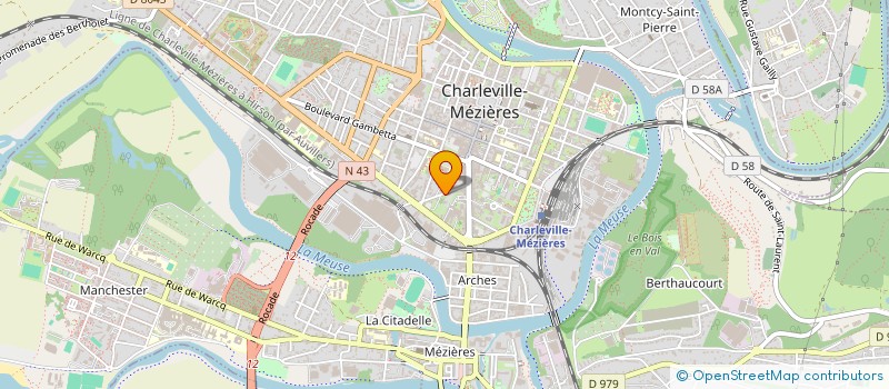 localisation de l'entreprise ALEX 1 ER à CHARLEVILLE-MEZIERES