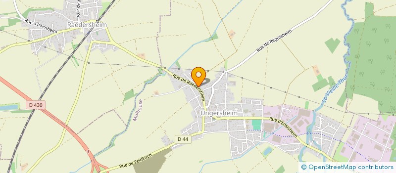 localisation de l'entreprise ALEX 2000  UFFHOLTZ