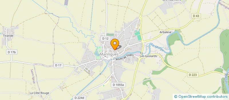 localisation de l'entreprise ALEX  MARINGUES