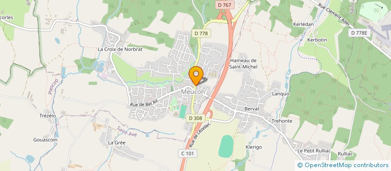 localisation de l'entreprise ALEX  MEUCON