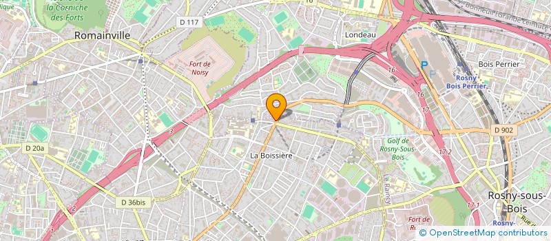 localisation de l'entreprise ALEX à MONTREUIL