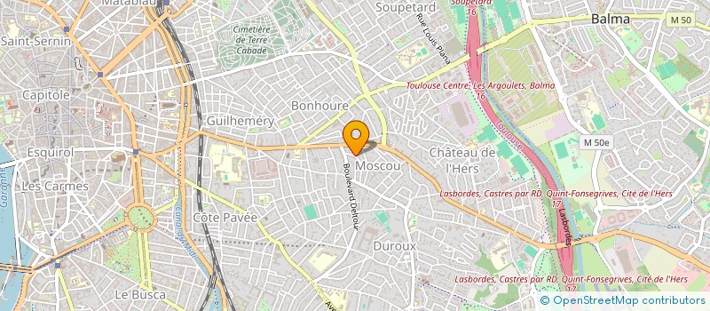 localisation de l'entreprise ALEX à TOULOUSE