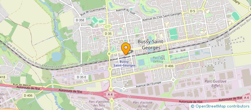 localisation de l'entreprise ALEX à BUSSY-SAINT-GEORGES