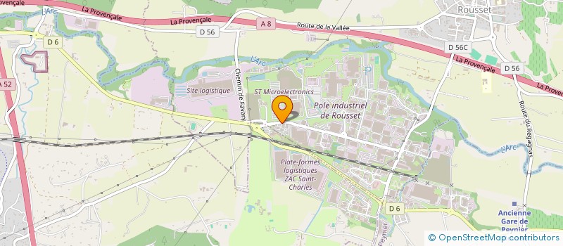 localisation de l'entreprise ALEX  ROUSSET