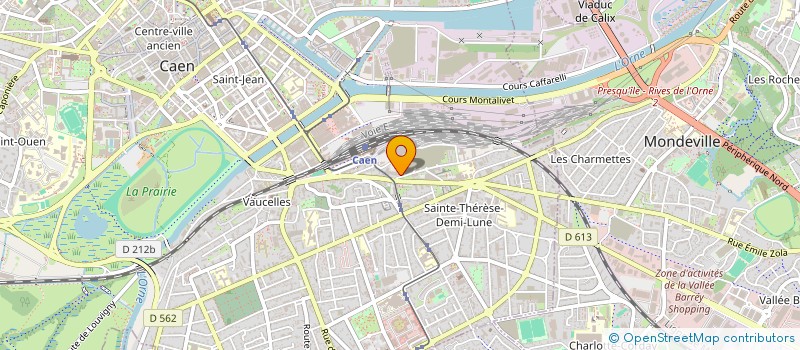 localisation de l'entreprise ALEX  FLEURY-SUR-ORNE