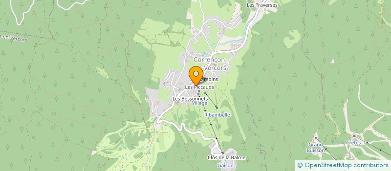 localisation de l'entreprise ALEX'AMENAGEMENTS  CORRENCON-EN-VERCORS