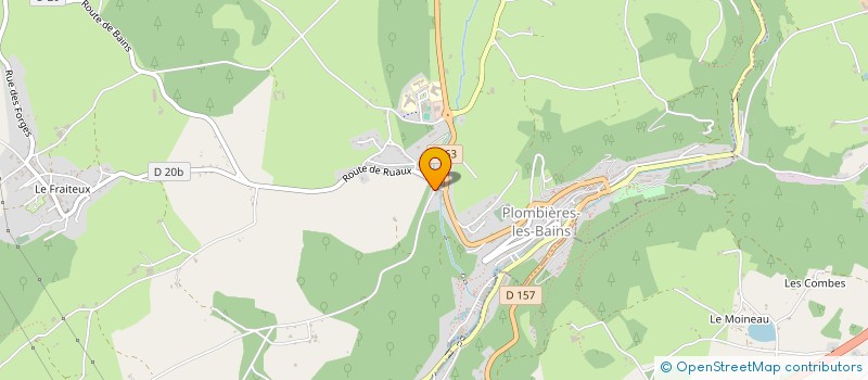 localisation de l'entreprise ALEX-ANTOINE  PLOMBIERES-LES-BAINS