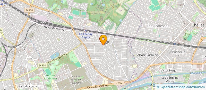 localisation de l'entreprise ALEX BAT  GAGNY