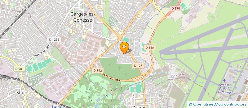 localisation de l'entreprise ALEX BAT  GARGES LES GONESSE