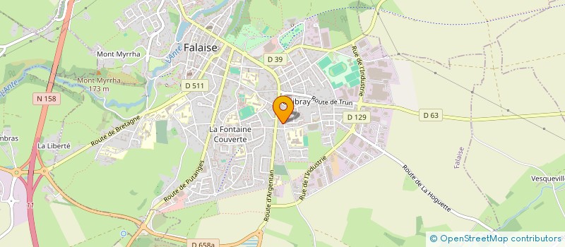 localisation de l'entreprise ALEX BATIMENT 35  FALAISE