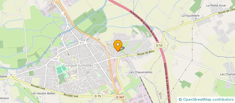 localisation de l'entreprise ALEX'CEPTION  LONGUE-JUMELLES