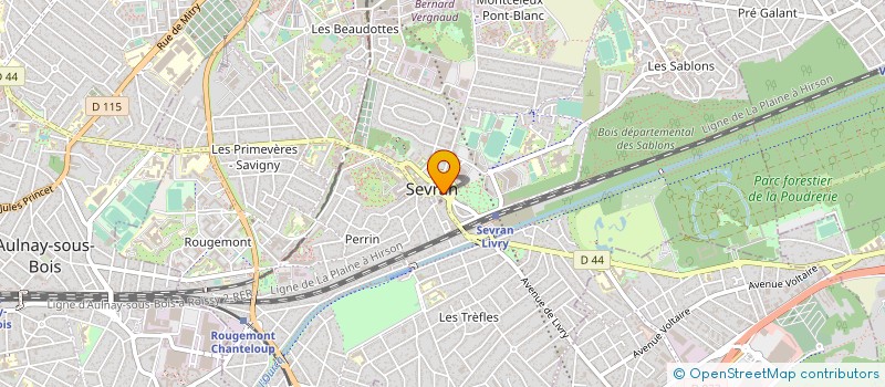 localisation de l'entreprise ALEX & CIE à SEVRAN