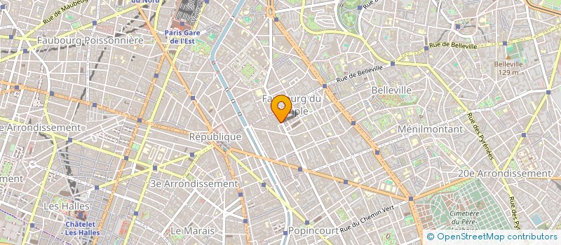 localisation de l'entreprise ALEX COIFFURE  PARIS