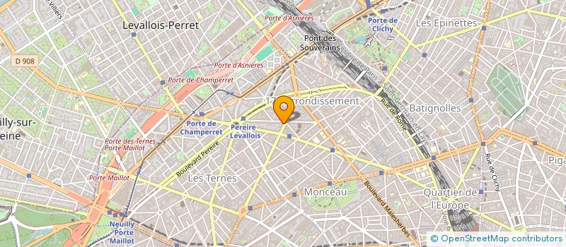 localisation de l'entreprise ALEX COIFFURE  PARIS