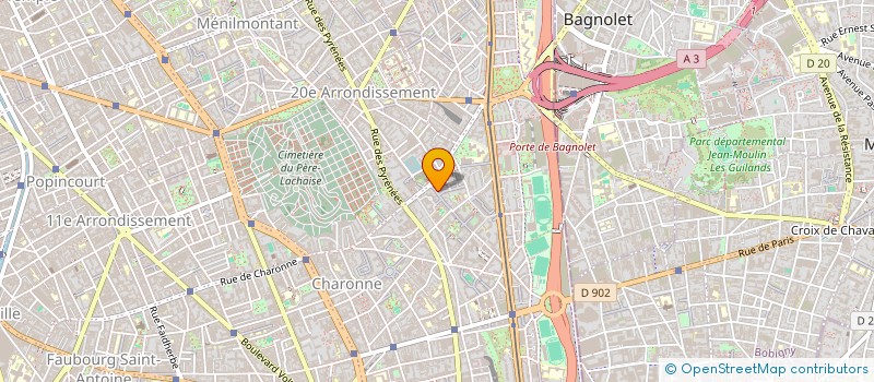 localisation de l'entreprise ALEX COMPAGNIE  PARIS