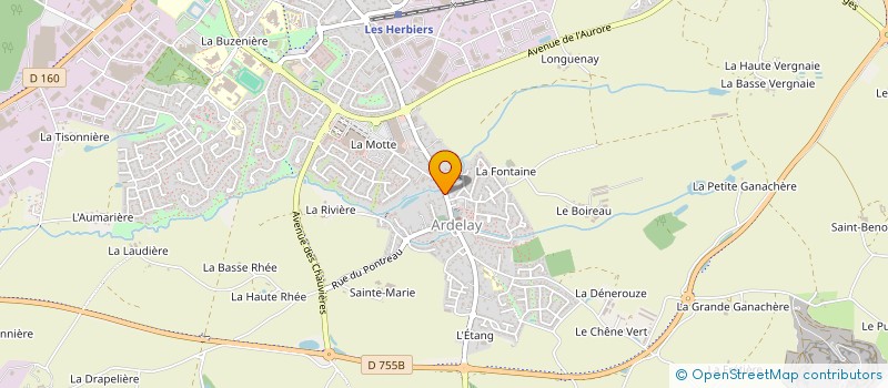 localisation de l'entreprise ALEX CONDUITE à LES HERBIERS