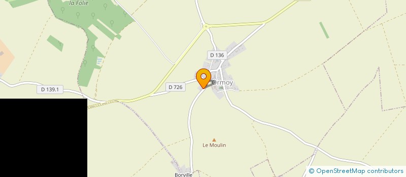localisation de l'entreprise ALEX & CORP à ORMOY
