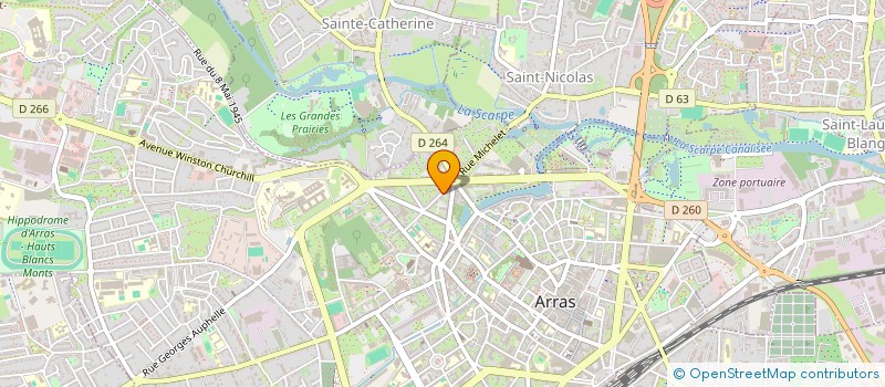 localisation de l'entreprise ALEX DECOLUXE à ARRAS