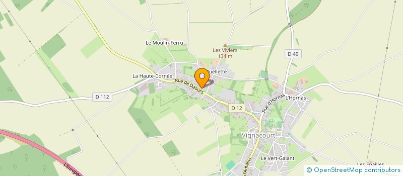 localisation de l'entreprise ALEX ELEC  VIGNACOURT