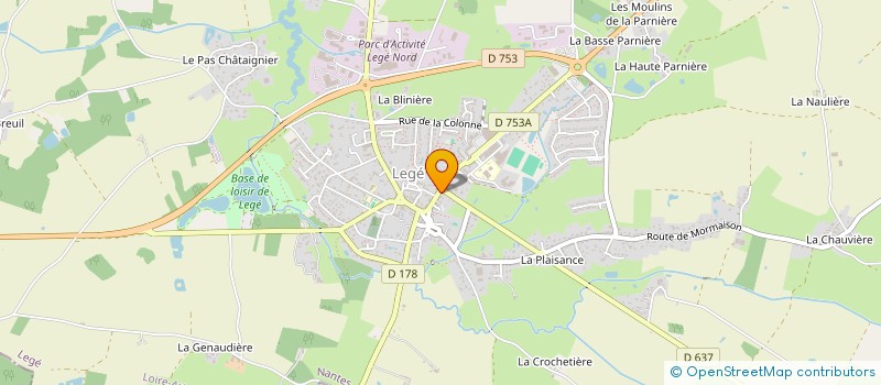 localisation de l'entreprise ALEX ELEC  TOUVOIS