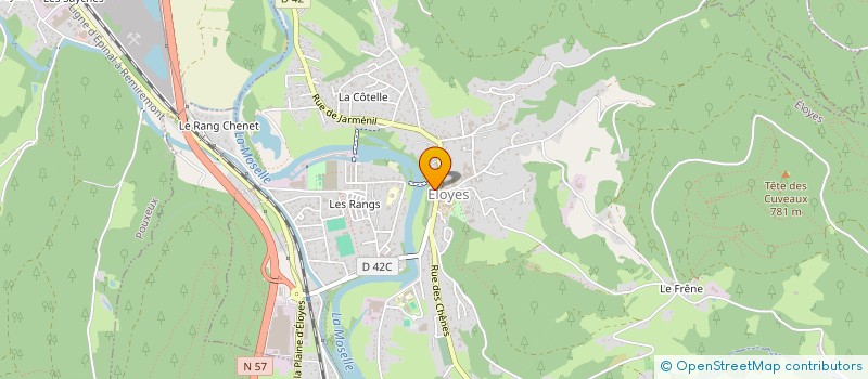 localisation de l'entreprise ALEX ELEC - CH CONTENEUR à ELOYES
