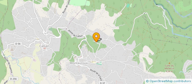 localisation de l'entreprise ALEX ELEC PACA  MONTAUROUX