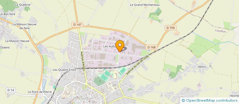 localisation de l'entreprise ALEX-EMATEK à LOUDUN