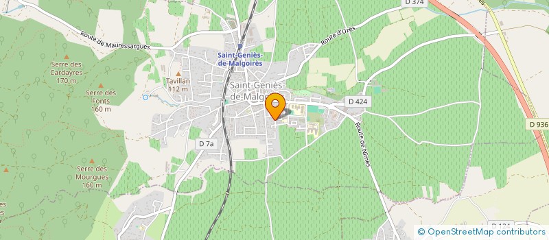localisation de l'entreprise ALEX ESTHETIQUE à SAINT-GENIES-DE-MALGOIRES