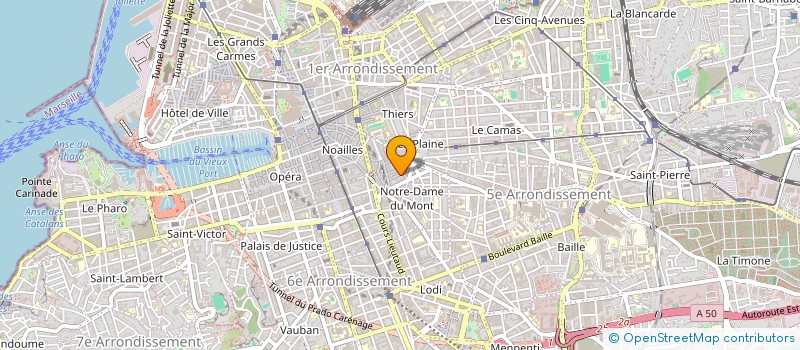 localisation de l'entreprise ALEX ET CAM à MARSEILLE
